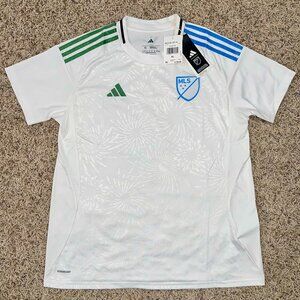 Adidas Women’s MLS All-Star 2025 Jersey Shirt White JJ2525, Size XL (New)